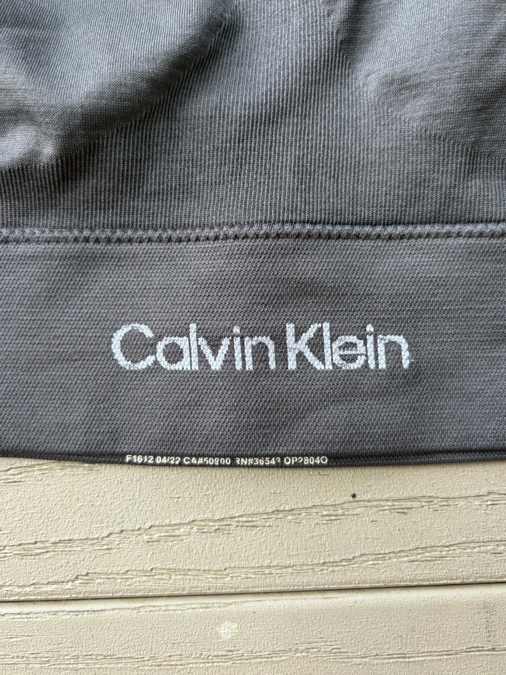 Calvin Klein Grey Bralette Sports Bra - Picture 2 of 4